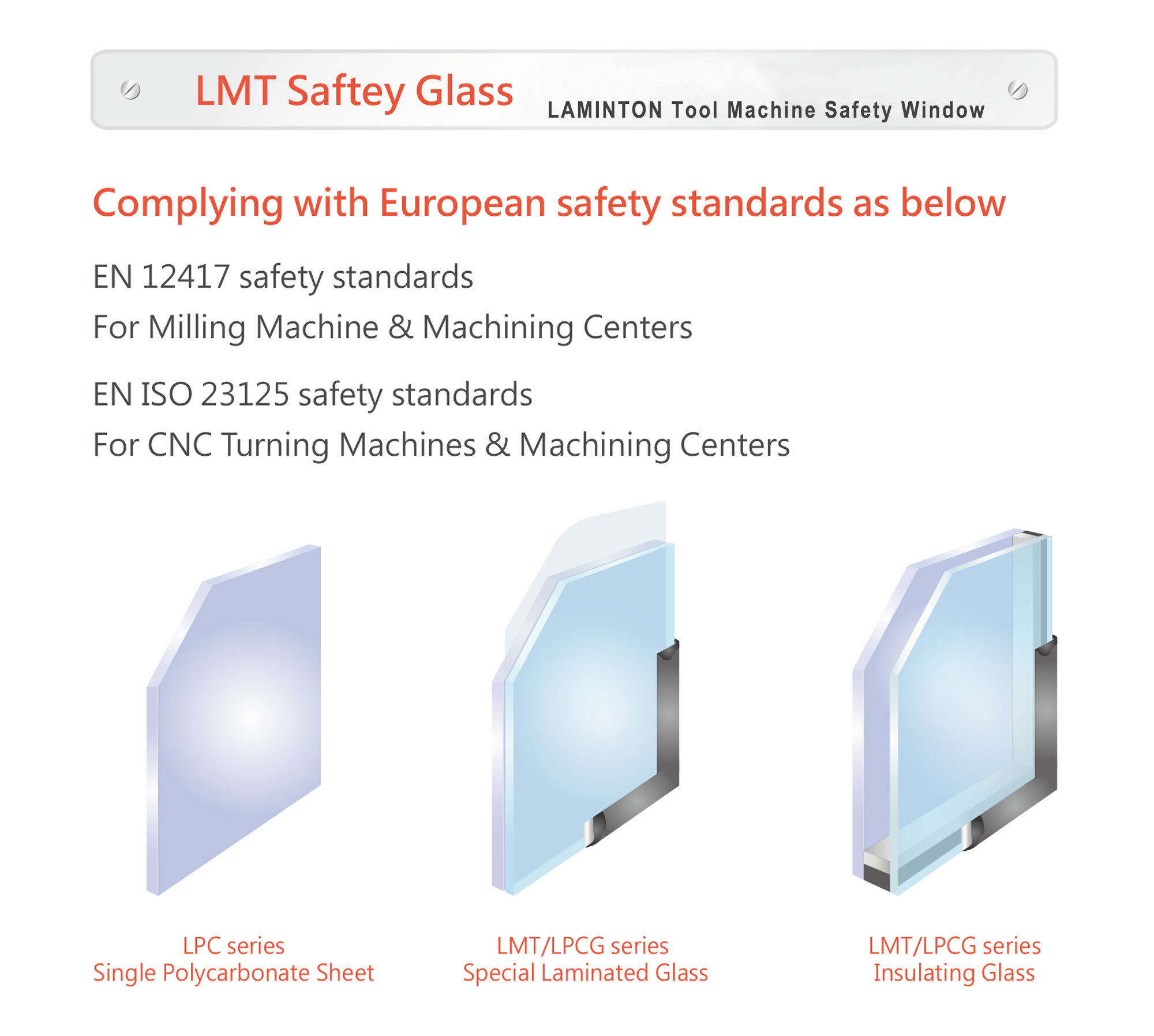 LMT-LAMINTON Tool Machine Safety Window